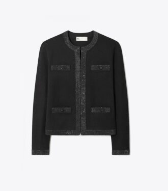 Cardigan de lana con adornos Kendra