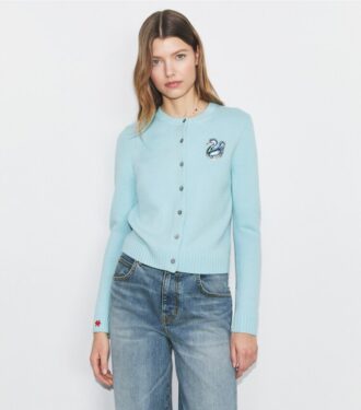 Cardigan de lana merino Lucky Duck