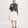 Cardigan Kendra con jacquard floral Cardigan Kendra con jacquard floral