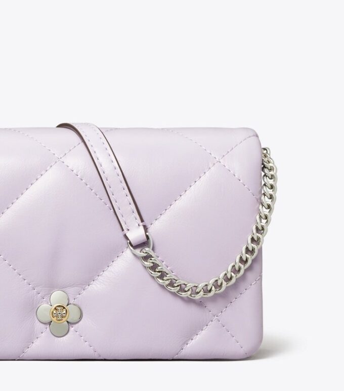 Cartera con cadena Kira Diamond Quilt Clover Cartera con cadena Kira Diamond Quilt Clover