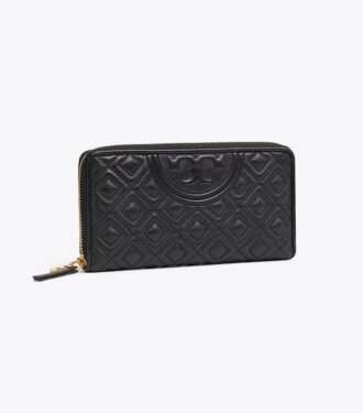 Cartera continental con cremallera Fleming