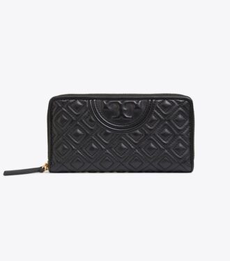 Cartera continental con cremallera Fleming