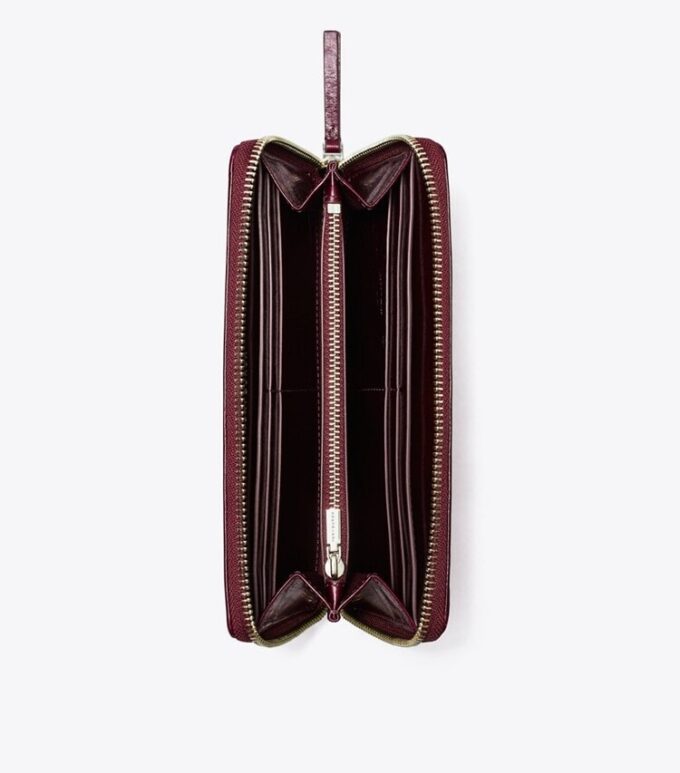 Cartera continental con cremallera Kira Diamond Quilt Distressed Cartera continental con cremallera Kira Diamond Quilt Distressed