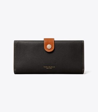Cartera larga con bloques de color