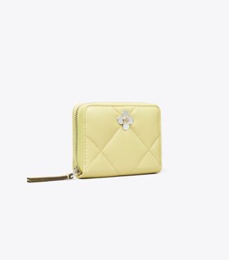 Cartera pequeña Kira Diamond Quilt Clover con cremallera