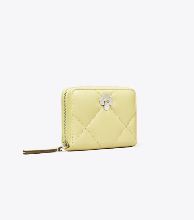 Cartera pequeña Kira Diamond Quilt Clover con cremallera Cartera pequeña Kira Diamond Quilt Clover con cremallera