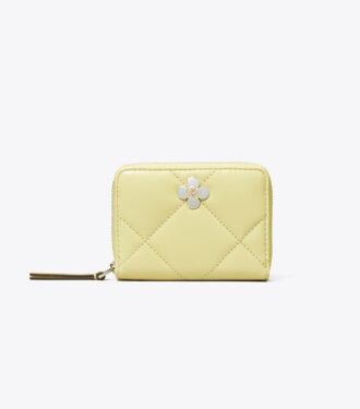 Cartera pequeña Kira Diamond Quilt Clover con cremallera