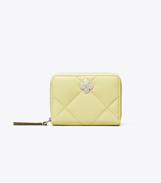 Cartera pequeña Kira Diamond Quilt Clover con cremallera Cartera pequeña Kira Diamond Quilt Clover con cremallera