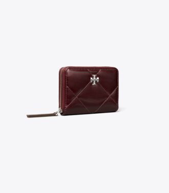 Cartera pequeña Kira Diamond Quilt Distressed Zip-Around