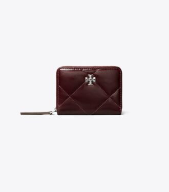 Cartera pequeña Kira Diamond Quilt Distressed Zip-Around