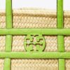 Cesta pequeña Ella de paja con relieve de cocodrilo Cesta pequeña Ella de paja con relieve de cocodrilo