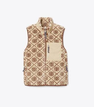 Chaleco de felpa con monograma T Monogram Chaleco de felpa con monograma T Monogram