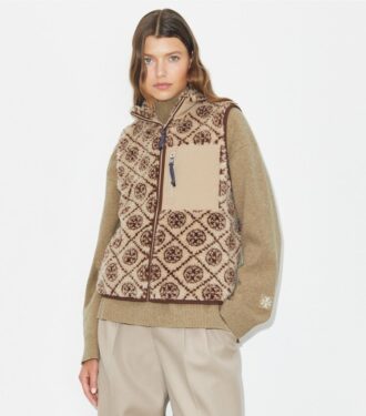Chaleco de felpa con monograma T Monogram Chaleco de felpa con monograma T Monogram