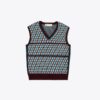 Chaleco de punto jacquard Chaleco de punto jacquard