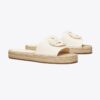 Chanclas de espardeña con Double T tejida