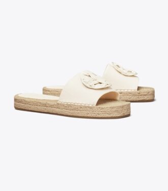 Chanclas de espardeña con Double T tejida