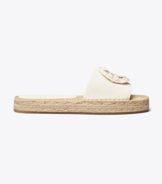 Chanclas de espardeña con Double T tejida