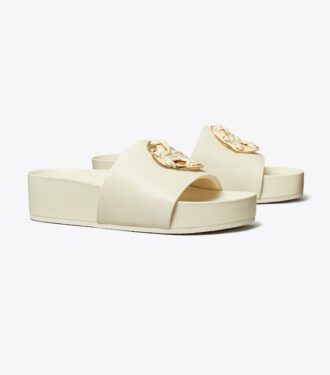 Chanclas tejidas con Double T