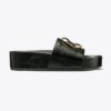 Chanclas tejidas con Double T Chanclas tejidas con Double T