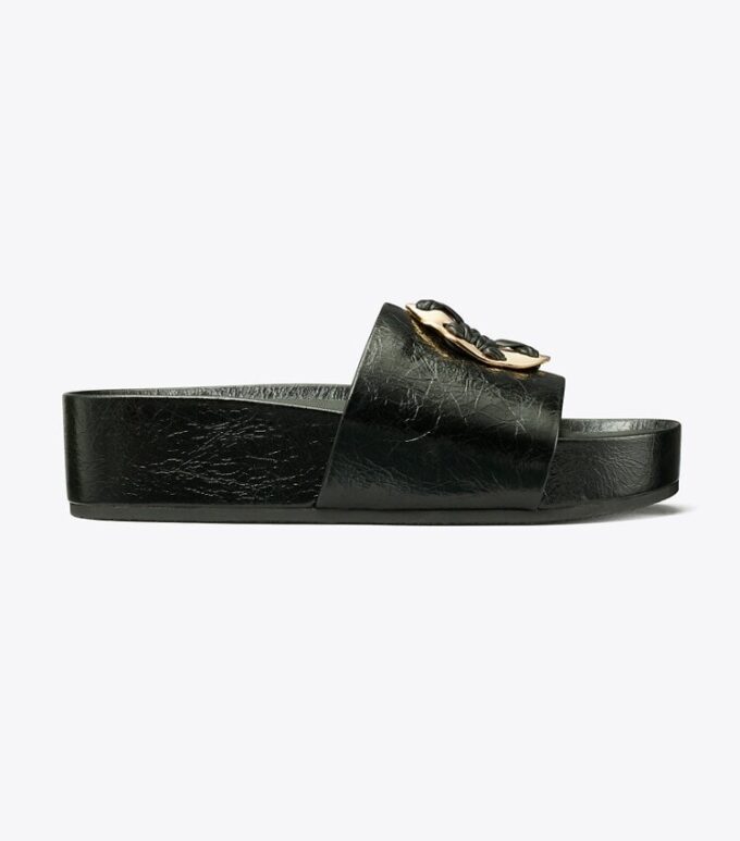 Chanclas tejidas con Double T Chanclas tejidas con Double T