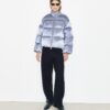 Chaqueta acolchada de viscosa satinada Chaqueta acolchada de viscosa satinada
