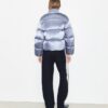Chaqueta acolchada de viscosa satinada Chaqueta acolchada de viscosa satinada