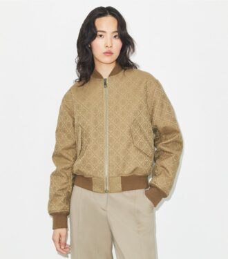 Chaqueta bomber con jacquard T Monogram