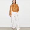 Chaqueta bomber de gamuza Chaqueta bomber de gamuza
