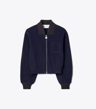 Chaqueta bomber de lana