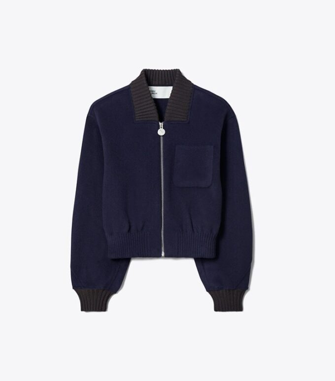 Chaqueta bomber de lana Chaqueta bomber de lana