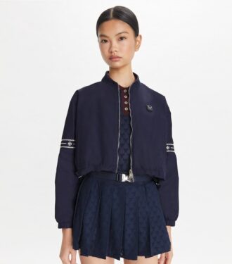 Chaqueta bomber de nailon