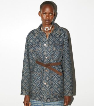 Chaqueta cargo de denim