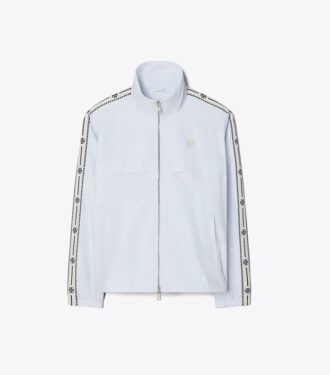 Chaqueta con cinta con logotipo