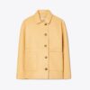 Chaqueta de cuero tipo barn Chaqueta de cuero tipo barn
