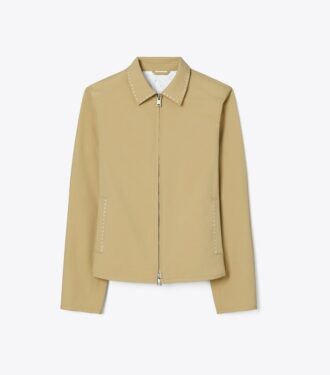 Chaqueta de golf de nylon bordada