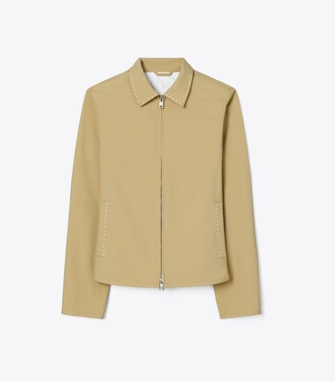Chaqueta de golf de nylon bordada Chaqueta de golf de nylon bordada
