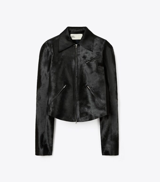 Chaqueta de pelo de becerro Chaqueta de pelo de becerro