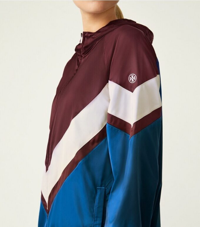 Chaqueta de running Performance Satin Chevron Chaqueta de running Performance Satin Chevron