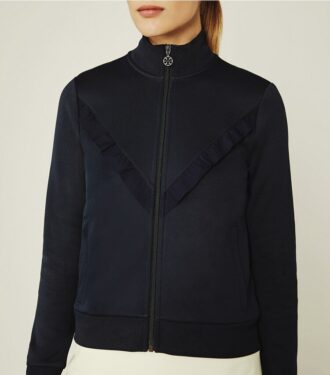 Chaqueta deportiva con volantes