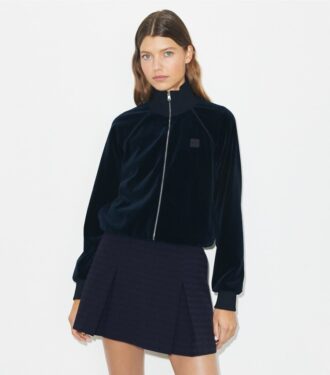 Chaqueta deportiva de terciopelo