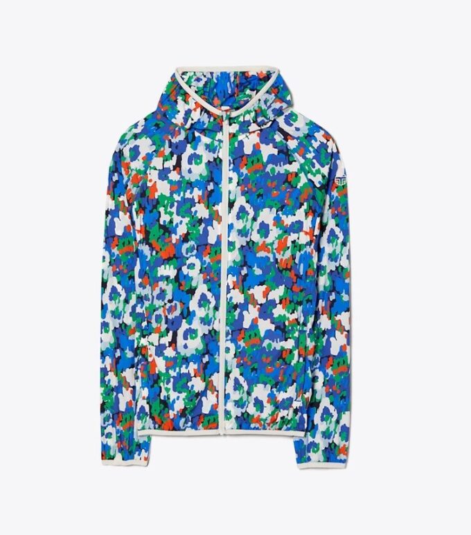 Chaqueta plegable de nailon estampada Chaqueta plegable de nailon estampada