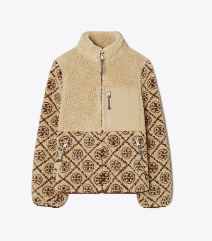 Chaqueta polar con monograma T Monogram Chaqueta polar con monograma T Monogram