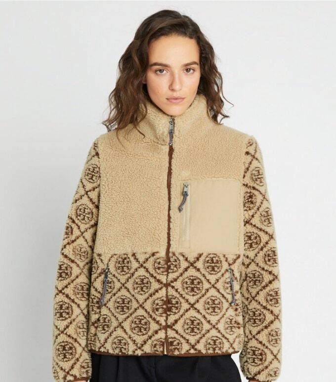 Chaqueta polar con monograma T Monogram Chaqueta polar con monograma T Monogram