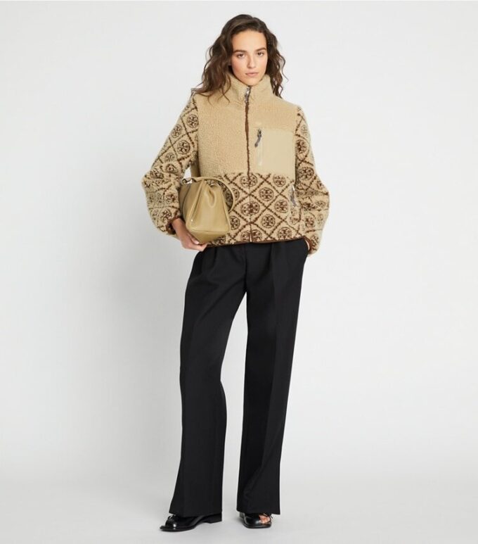 Chaqueta polar con monograma T Monogram Chaqueta polar con monograma T Monogram