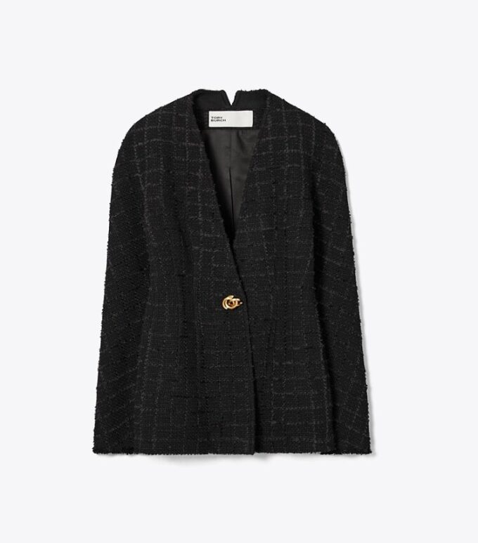 Chaqueta slim de tweed Chaqueta slim de tweed
