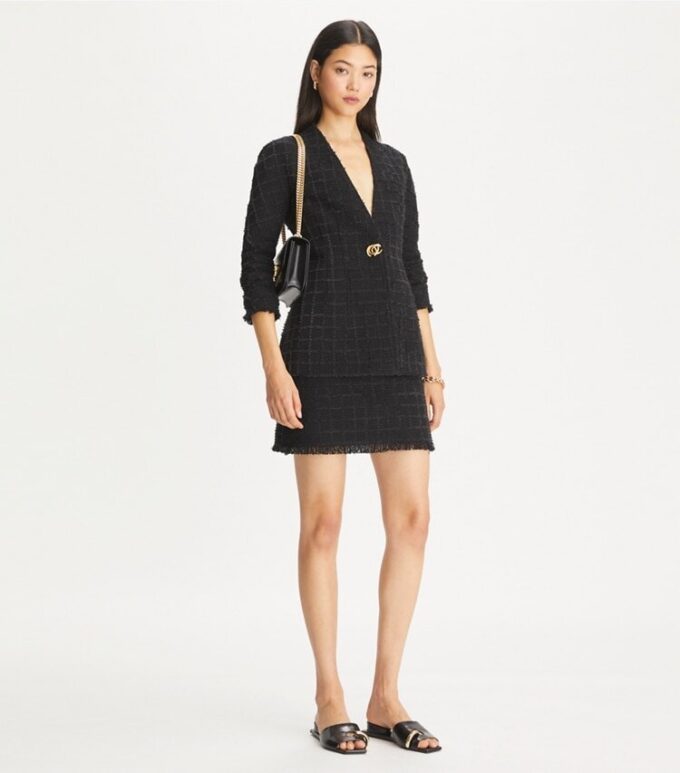 Chaqueta slim de tweed Chaqueta slim de tweed