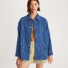 Chaqueta vaquera con pespuntes