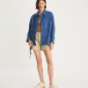Chaqueta vaquera con pespuntes