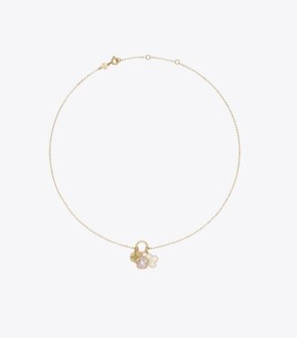 Collar con colgante con dije «Forget Me Not» (No me olvides)