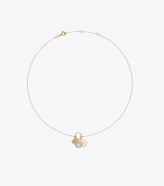 Collar con colgante con dije «Forget Me Not» (No me olvides) Collar con colgante con dije «Forget Me Not» (No me olvides)